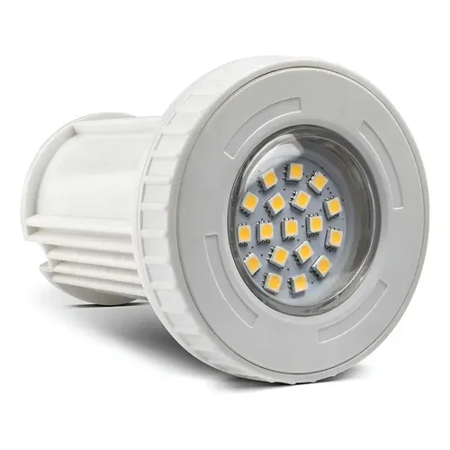 Reflector para Jacuzzi 12 VDC Luz de Color, Aro Blanco